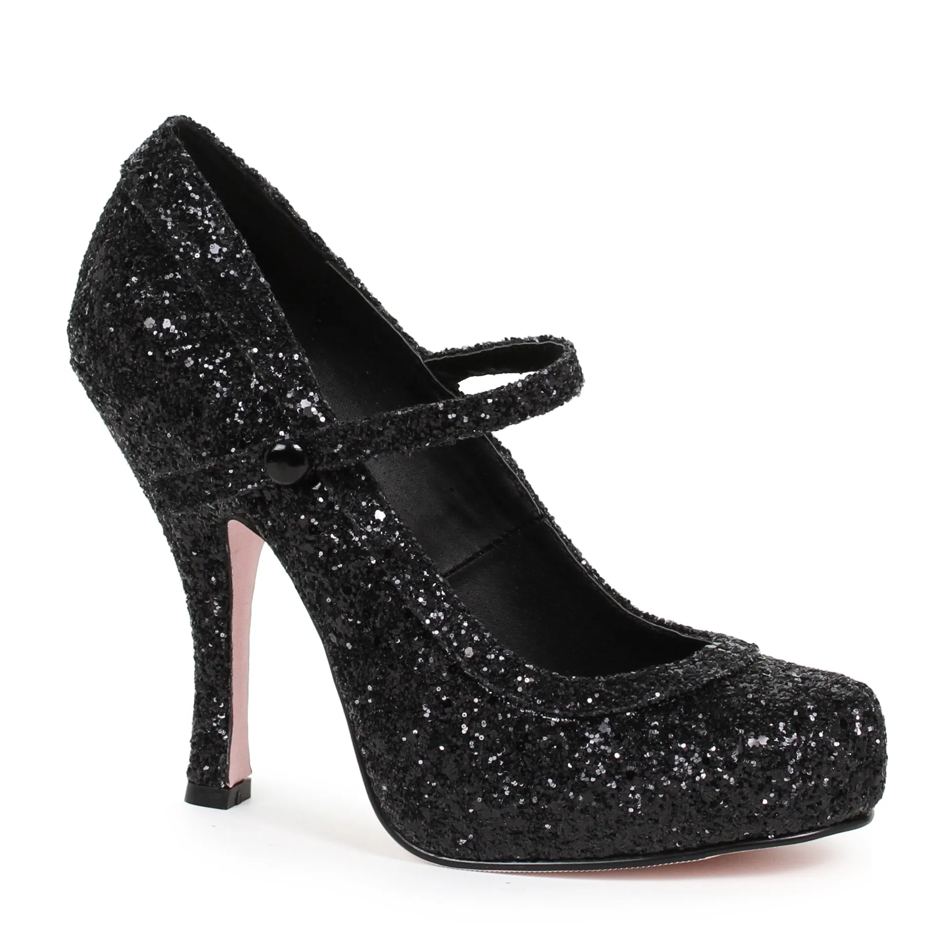 423-CANDY 4" Glitter Mary Jane With 1Concealed Platform.