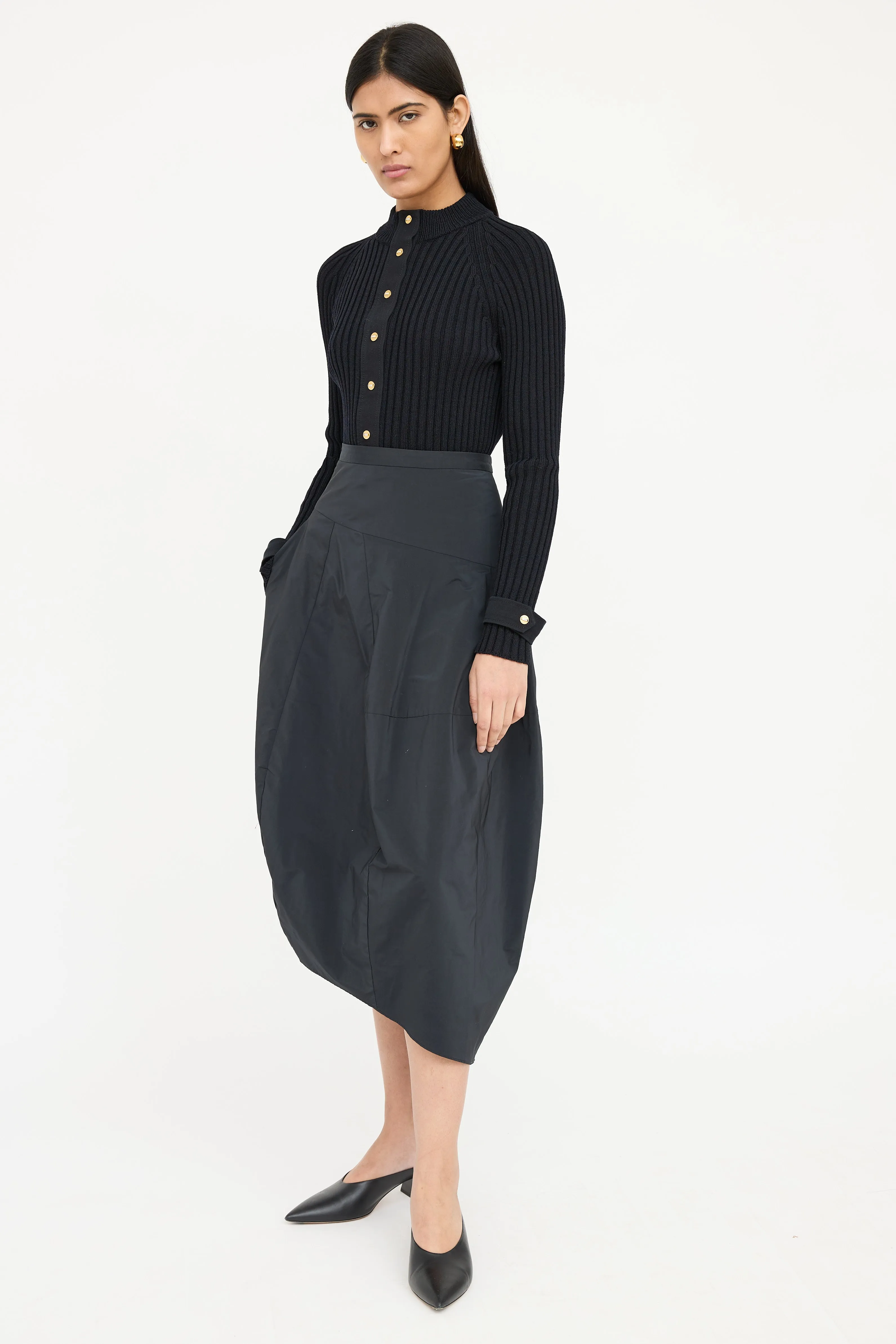 Asymmetrical Balloon Skirt