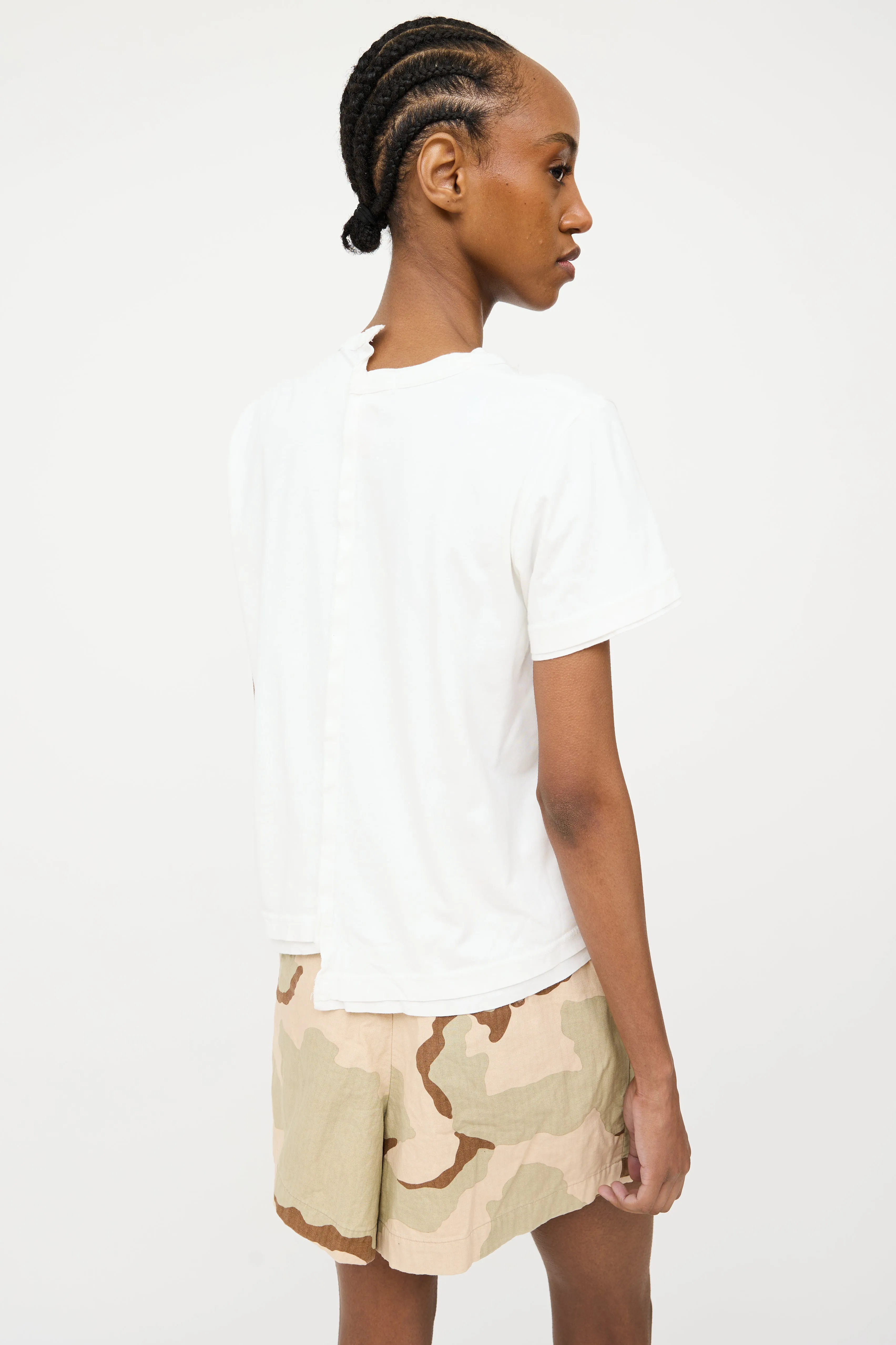 Asymmetrical Panelled Seam T-Shirt