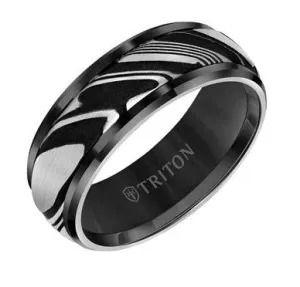 Satin Finish Round Edge Contemporary Wedding Band