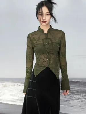 Sheer Asymmetrical Top Mode Retro
