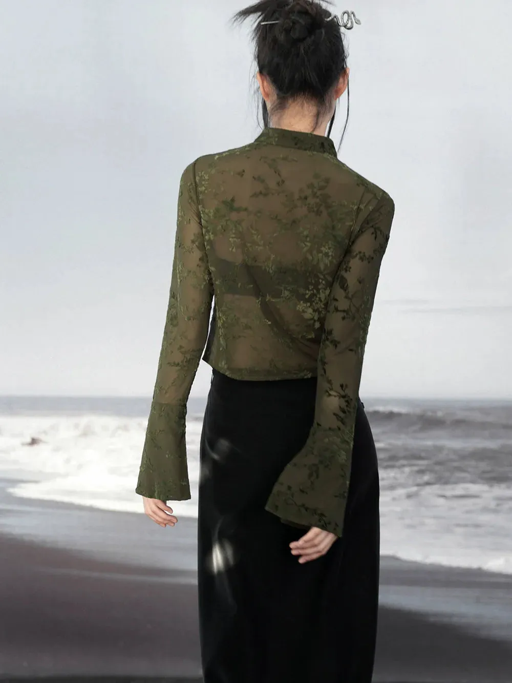 Sheer Asymmetrical Top Mode Retro