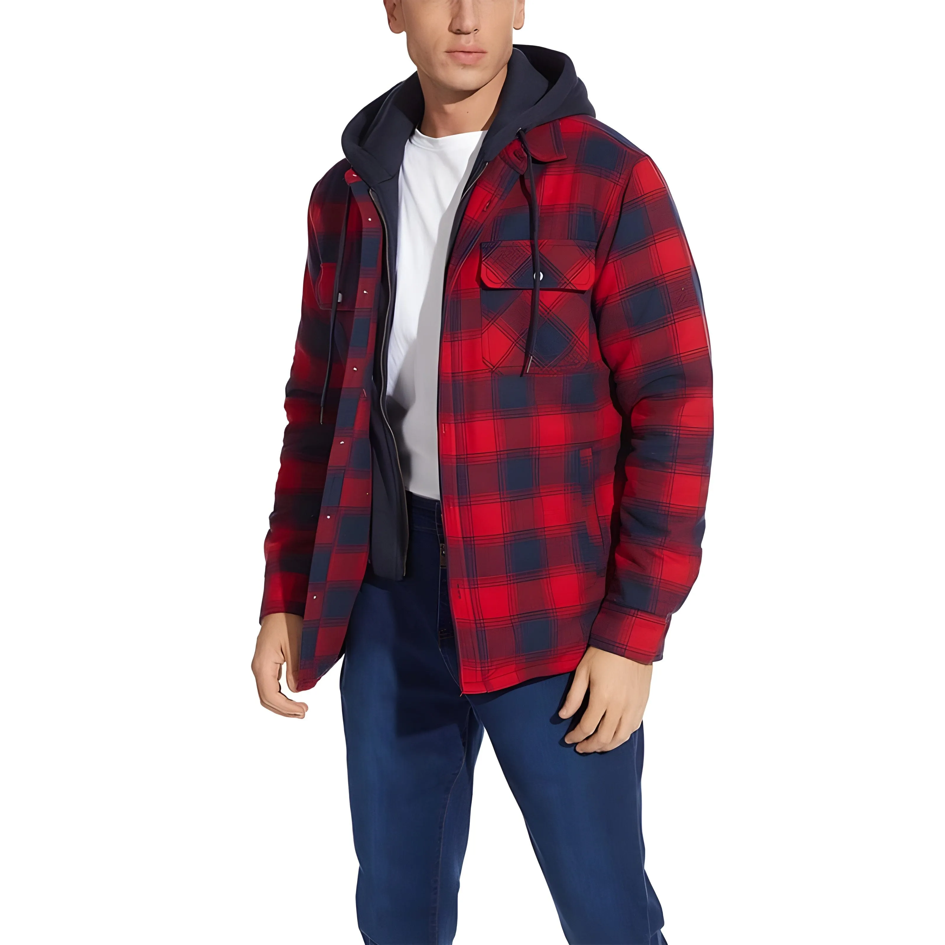 The Griffin Hooded Winter Flannel - Multiple Colors