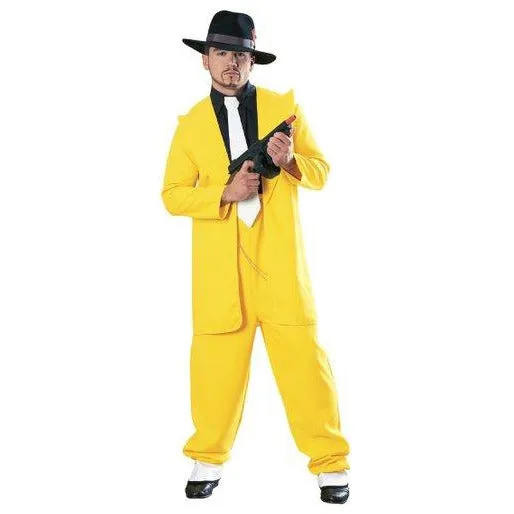 Yellow Zoot Suit Adult Costume